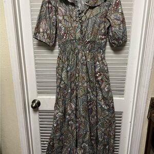 Melloday Nordstrom Medium Floral Patterned Maxi Dress